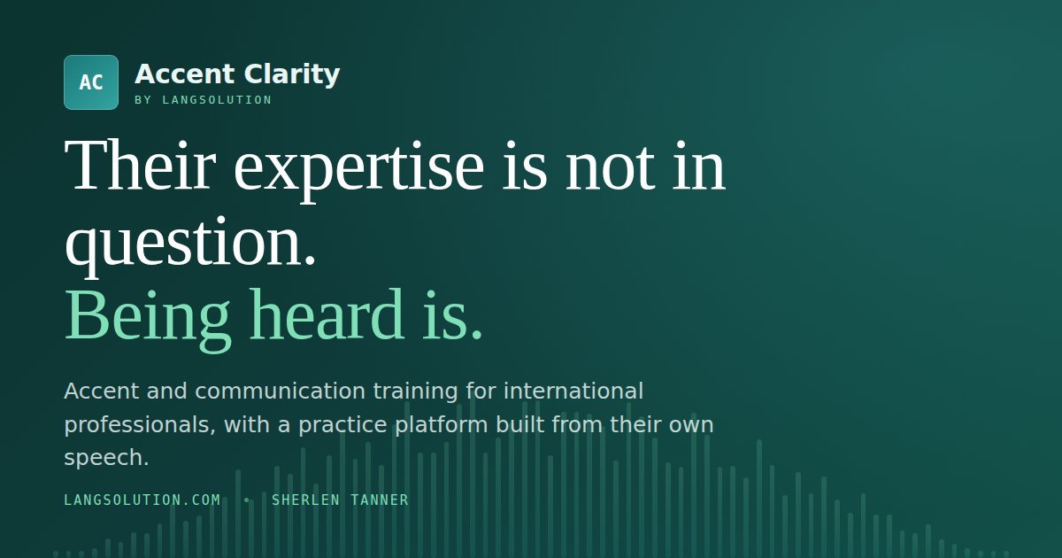 LangSolution Accent Clarity